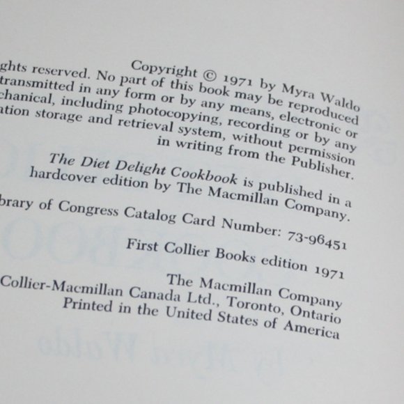 📚 Vintage Diet & Diabetics Cookbook Lot · 2-Book Bundle (Bd) - Picture 3 of 4